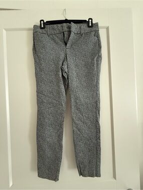Old Navy Black and White Herringbone Pants